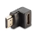 LINDY 41085 ADATTATORE HDMI FEMMINA A HDMI MACHIO 90° CON ANGOLO VERSO IL BASSO