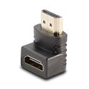 LINDY 41085 ADATTATORE HDMI FEMMINA A HDMI MACHIO 90° CON ANGOLO VERSO IL BASSO