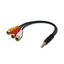 LINDY 35539 CAVO ADATTATORE AV JACK DA 3.5mm A 4 SEGMENTI