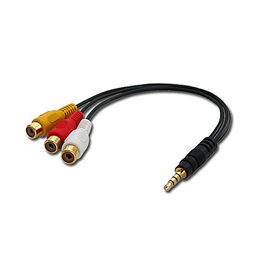 LINDY 35539 CAVO ADATTATORE AV JACK DA 3.5mm A 4 SEGMENTI