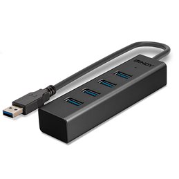 LINDY 43324 HUB USB 3.0 4 PORTE
