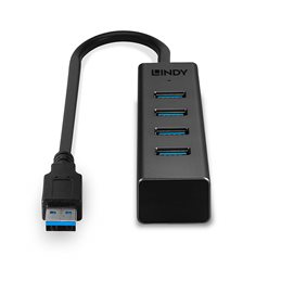 LINDY 43324 HUB USB 3.0 4 PORTE