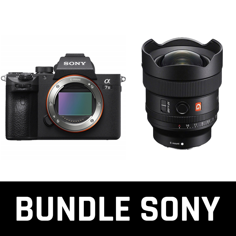 SONY A7 III BODY ILCE7M3B + SONY FE 14mm F1.8 GM SEL14F18GM