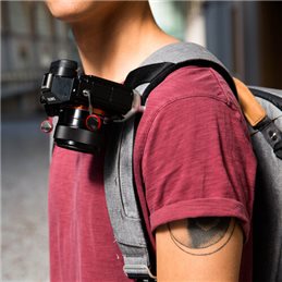 PEAK DESIGN CP-S-3 CAPTURE CAMERA CLIP V3 SILVER CON PIASTRA