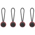 PEAK DESIGN APK-AN-4 ANCHOR CONNECTOR 4 PACK BLACK/RED