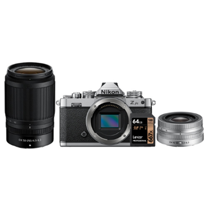 NIKON Z FC BODY + NIKKOR Z DX 16-50mm VR + SD 64GB 667 PRO LEXAR - GARANZIA 4 ANNI NITAL | Fcf Forniture Cine Foto NIKON Z FC BODY + NIKKOR Z DX 16-50mm VR + SD 64GB 667 PRO LEXAR - GARANZIA 4 ANNI NITAL | Fcf Forniture Cine Foto