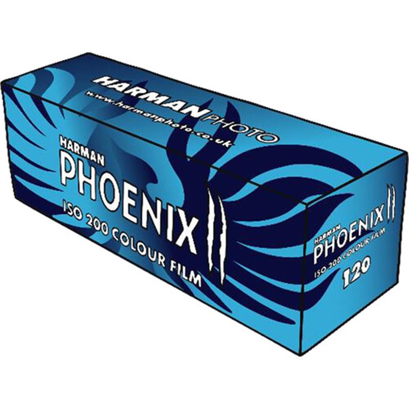 HARMAN PHOENIX II 200 120mm COLOR NEGATIVE RULLINO SINGOLO HARMAN PHOENIX II 200 120mm COLOR NEGATIVE RULLINO SINGOLO