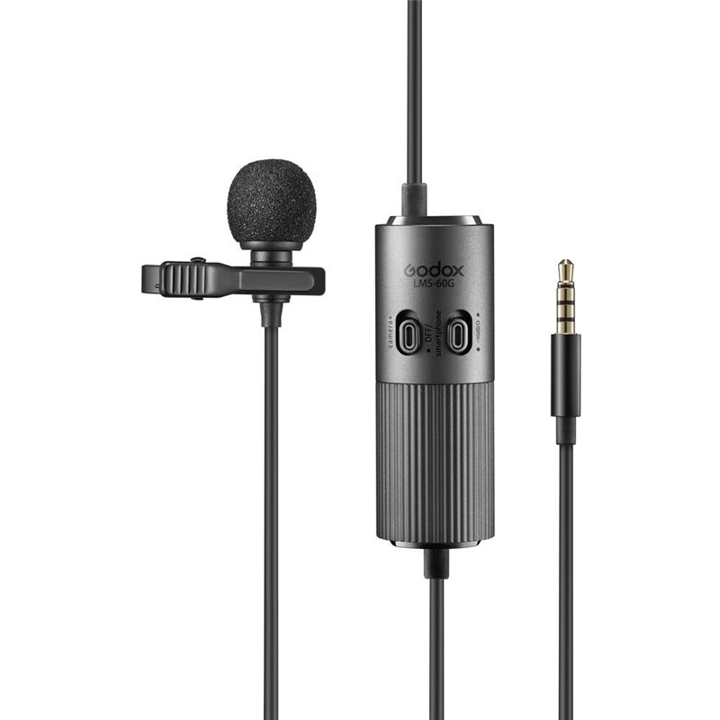 GODOX LMS-60G MICROFONO LAVALIER OMNIDIREZIONALE GODOX LMS-60G MICROFONO LAVALIER OMNIDIREZIONALE