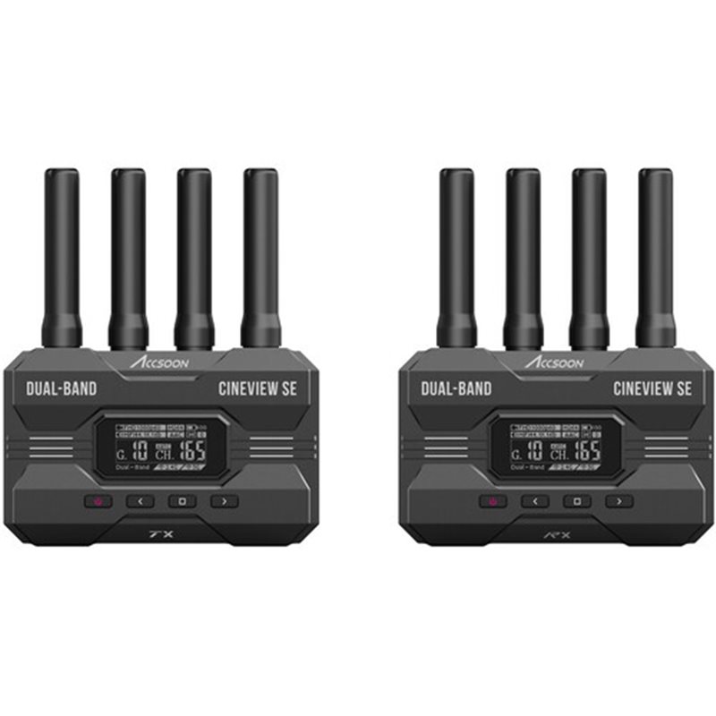 ACCSOON CINEVIEW SE MULTI-SPECTRUM WIRELESS VIDEO TRANSMISSION SYSTEM ACCSOON CINEVIEW SE MULTI-SPECTRUM WIRELESS VIDEO TRANSMISSION SYSTEM