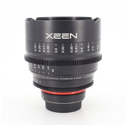 SAMYANG XEEN 24mm T1.5 CANON EF USATO - GARANZIA 6 MESI FCF