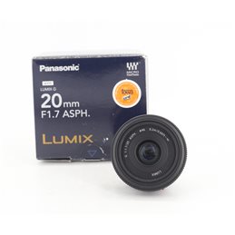 PANASONIC LUMIX G 20mm F1.7 ASPH. USATO - GARANZIA 6 MESI FCF