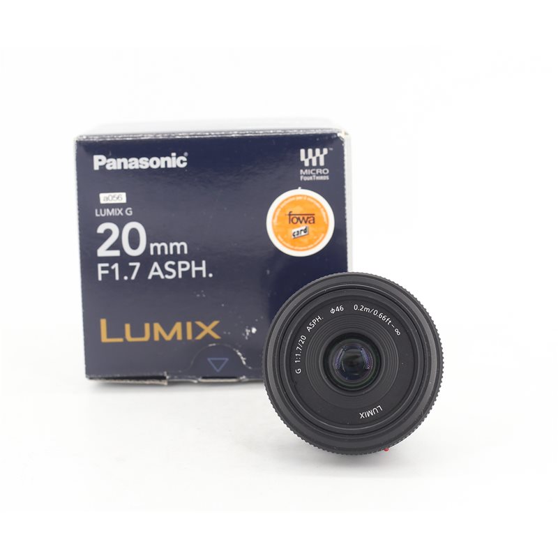 PANASONIC LUMIX G 20mm F1.7 ASPH. USATO - GARANZIA 6 MESI FCF PANASONIC LUMIX G 20mm F1.7 ASPH. USATO - GARANZIA 6 MESI FCF