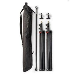 MANFROTTO 1314B KIT PORTAFONDALI IN ALLUMINIO NERO | Fcf Forniture Cine Foto Milano MANFROTTO 1314B KIT PORTAFONDALI IN ALLUMINIO NERO | Fcf Forniture Cine Foto Milano