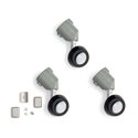MANFROTTO 018 SET 3 RUOTE ATTACCO 22mm | Fcf Forniture Cine Foto Milano