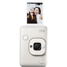 FUJIFILM INSTAX HM1 MINI LIPLAY HYBRID MISTY WHITE | Fcf Forniture Cine Foto