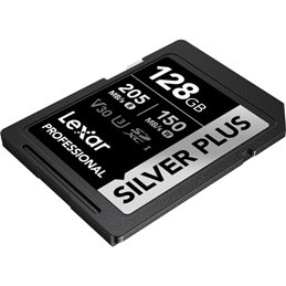 LEXAR 128GB V30 PRO SILVER PLUS HC SDXC | Fcf Forniture Cine Foto