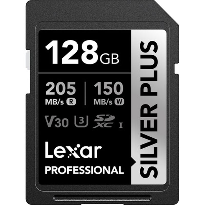 LEXAR 128GB V30 PRO SILVER PLUS HC SDXC | Fcf Forniture Cine Foto LEXAR 128GB V30 PRO SILVER PLUS HC SDXC | Fcf Forniture Cine Foto