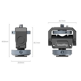 SMALLRIG 3809 MONITOR SUPPORT WITH COLD SHOE MAOUNT | Fcf Forniture Cine Foto