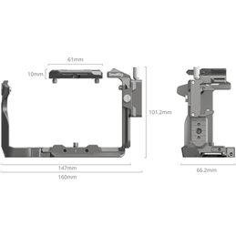 SMALLRIG 4770 HAWLOCK QUICK RELEASE CAGE KIT FOR SONY FX3 AND FX30 | Fcf Forniture Cine Foto