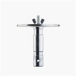 MANFROTTO 163-38 CODOLO 1''1/8 CON PIASTRA 12cm E VITE | Fcf Forniture Cine Foto Milano