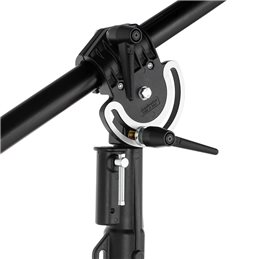 MANFROTTO 025BS GIRAFFA SUPER BOOM NERA, STATIVO CINE NERO | Fcf Forniture Cine Foto Milano