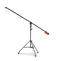 MANFROTTO 025BS GIRAFFA SUPER BOOM NERA, STATIVO CINE NERO | Fcf Forniture Cine Foto Milano