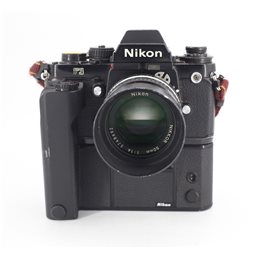 NIKON F3 + NIKKOR 50mm 1.4 + MD-4 MOTORE USATO | Fcf Forniture Cine Foto Milano