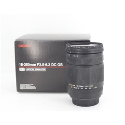 SIGMA 18-250mm F3.5-6.3 DC OS APS-C CANON USATO | Fcf Forniture Cine Foto