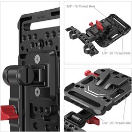 SMALLRIG 2991 V-MOUNT BATTERY PLATE WITCH ADJUSTABLE ARM | Fcf Forniture Cine Foto Milano