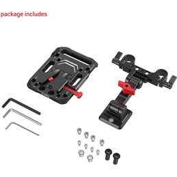 SMALLRIG 2991 V-MOUNT BATTERY PLATE WITCH ADJUSTABLE ARM | Fcf Forniture Cine Foto Milano