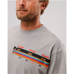 KODAK T-SHIRT OVERSIZE GREY L | Fcf Forniture Cine Foto Milano