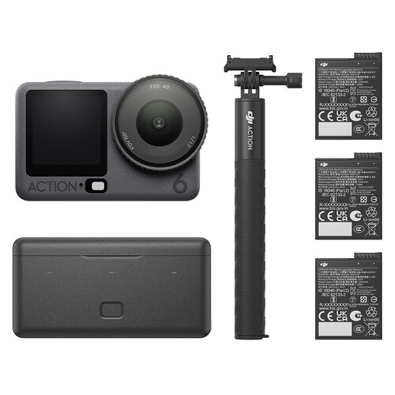 DJI OSMO ACTION 6 ADVENTURE COMBO | Fcf Forniture Cine Foto Milano