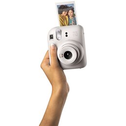 FUJIFILM INSTAX MINI 12 WHITE CLAY | Fcf Forniture Cine Foto Milano