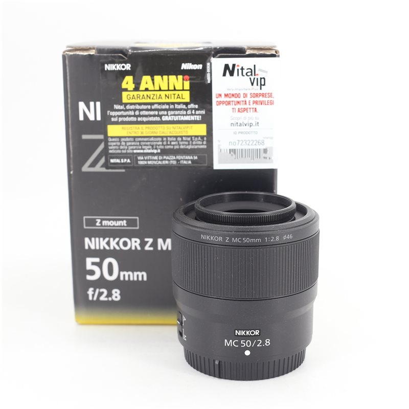 NIKON Z MC 50mm F2.8 USATO | Fcf Forniture Cine Foto