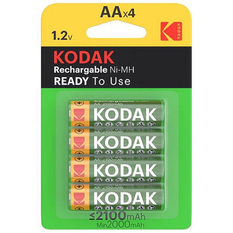 KODAK 4 STILO RICARICABILI 2100mAh | Fcf Forniture Cine Foto Milano