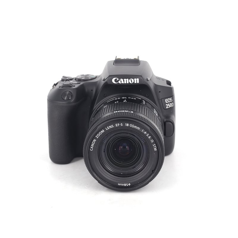 CANON EOS 250D + EF-S 18-55mm F4-5.6 IS STM USATO | Fcf Forniture Cine Foto