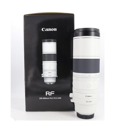 CANON RF 200-800mm F6.3-9 IS USM USATO - GARANZIA 12 MESI FCF