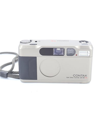 CONTAX T2 SILVER CARL ZEISS SONNAR 38mm F2.8 USATO