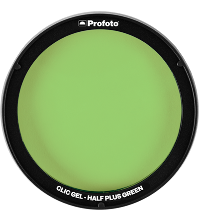 PROFOTO CLIC GEL HALF PLUS GREEN
