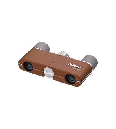 NIKON BINOCOLO 4X10D CF MARRONE AMBER BROWN