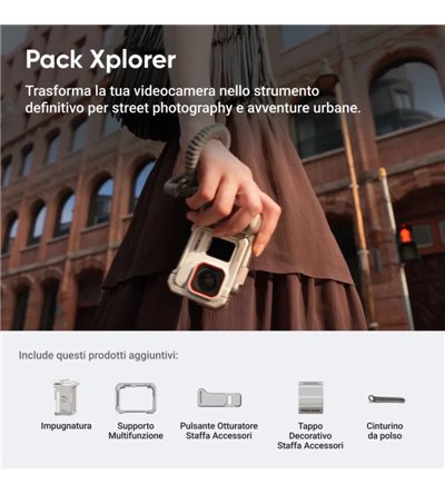 INSTA360 ACE PRO 2 ARCTIC WHITE XPLORER BUNDLE SILVER