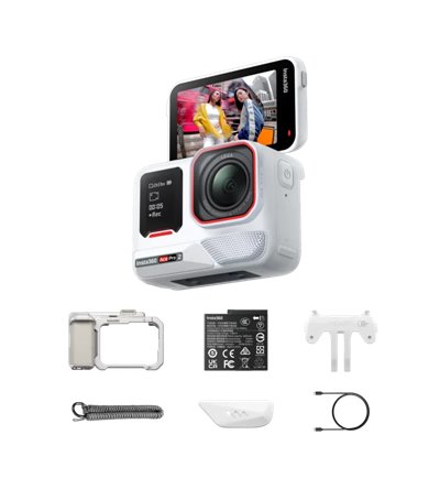 INSTA360 ACE PRO 2 ARCTIC WHITE XPLORER BUNDLE SILVER