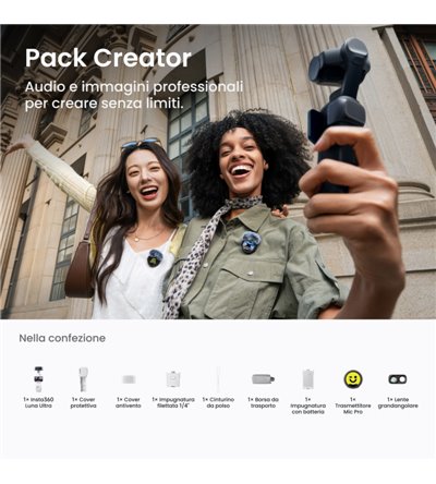 INSTA360 LUNA ULTRA CREATOR BUNDLE WHITE