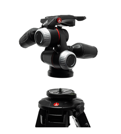 MANFROTTO MHXPRO-3WX TESTA TREPPIEDE 3 VIDE XPRO + SISTEMA SGANCIO RAPIDO XCHANGE