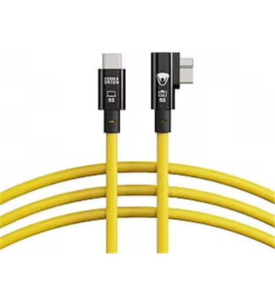 COBRAUNION CBRA1000269 CAVO USB-C MICRO-B 90° 5 METRI 5G UNIDIREZIONALE