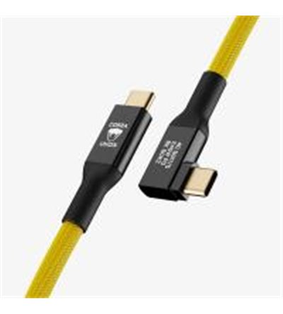 COBRAUNION CBRA1609 CAVO USB-C USB-C 90° 0.5 METRI 40G BIDIREZIONALE