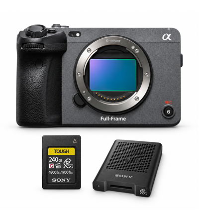 SONY ALPHA CINEMA LINE FX3 + TOUGHT 240GB + LETTORE MRW-G3