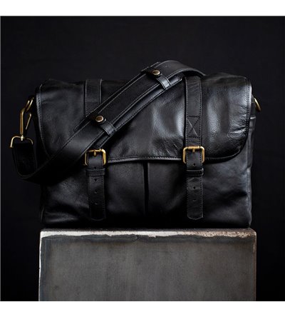 BRONKEY ROM-BAG-01 ROMA IN PELLE NERA