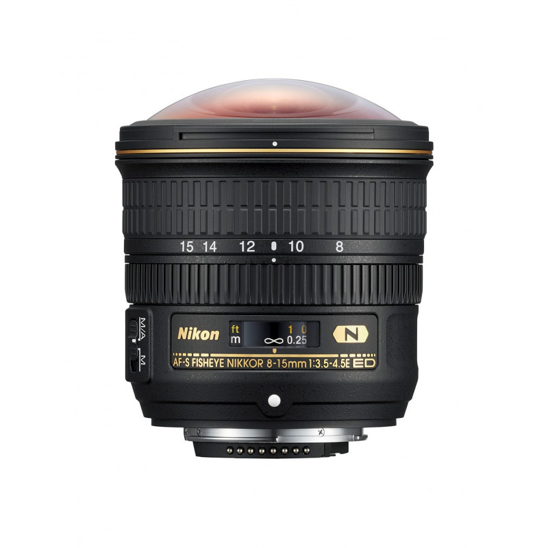 NIKON AF-S FISHEYE NIKKOR 8-15mm F3.5-4.5E ED - GARANZIA 4 ANNI NITAL | Fcf Forniture Cine Foto