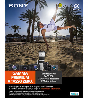 Sony a Tasso Zero fino a 24 mesi: promozione prorogata fino al 31 luglio 2026